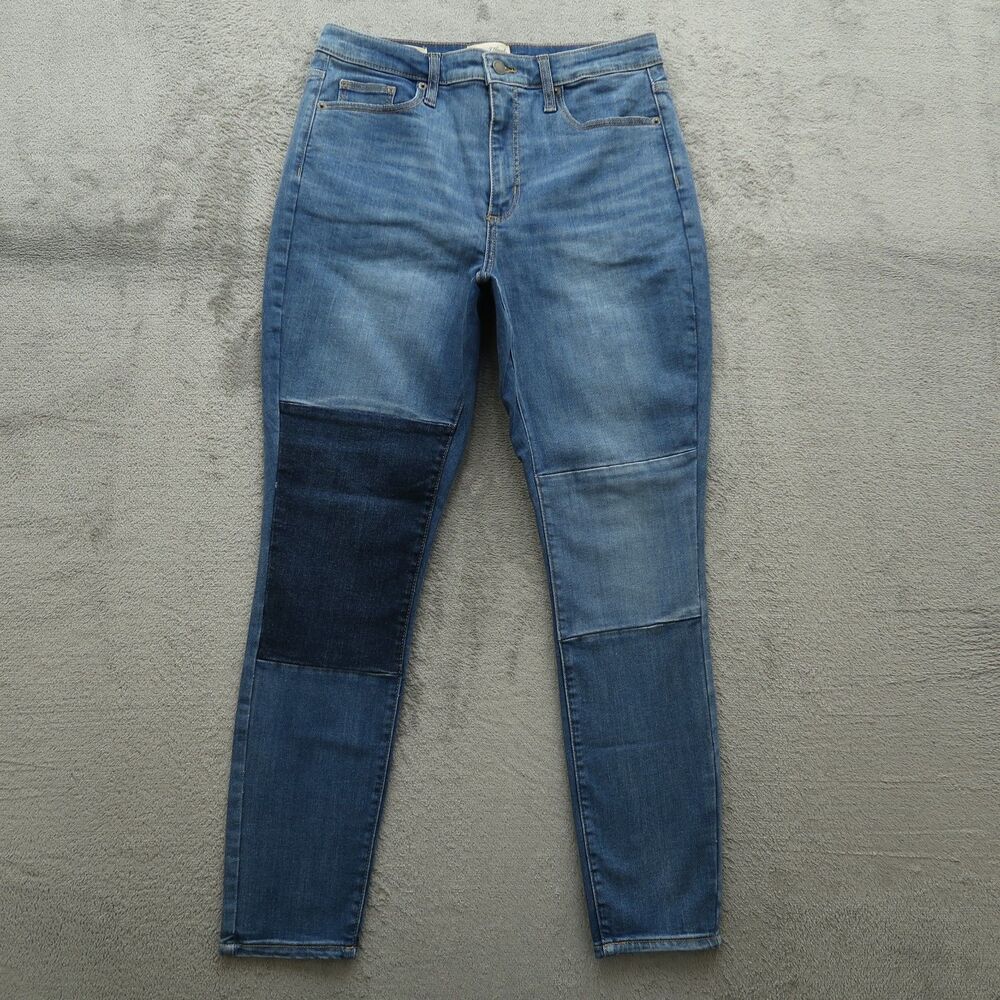 Universal Thread Jeans Womens Size 10/30R Blue High-Rise Skinny Denim 28" Inseam